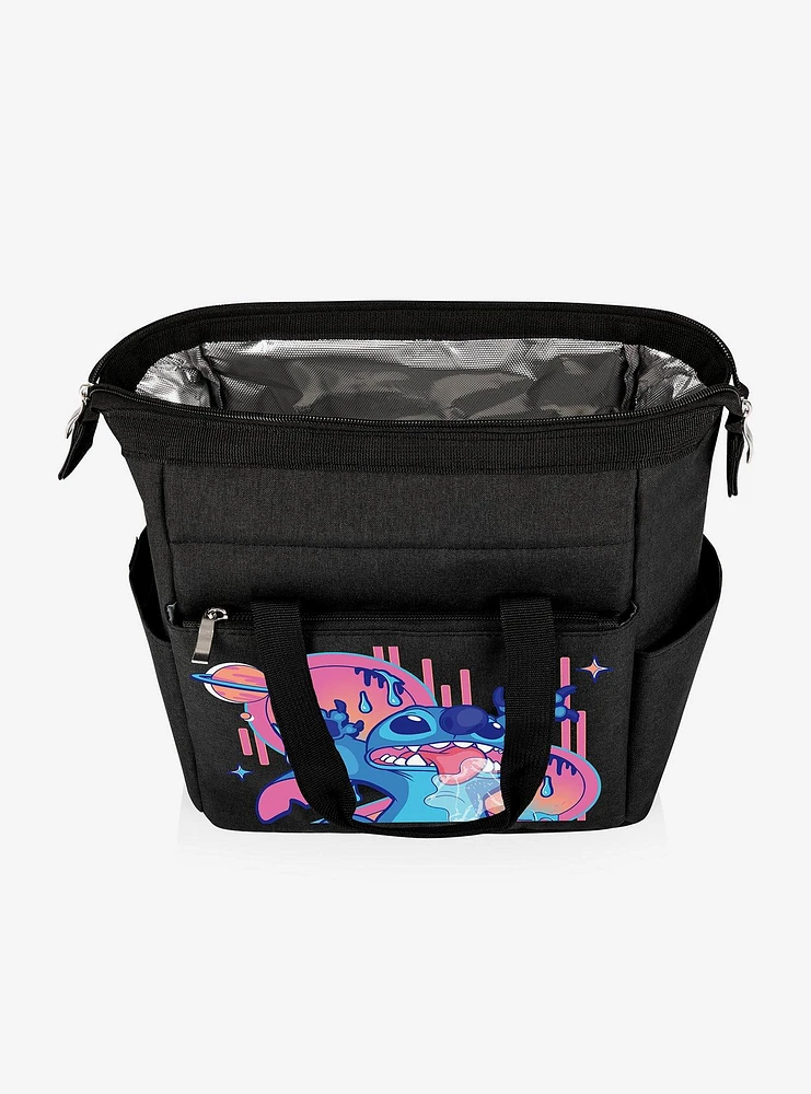 Disney Lilo and Stitch Lunch Cooler Hands Up Black