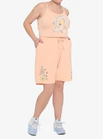 Studio Ghibli Kiki's Delivery Service Peach Girls Lounge Set Plus Size