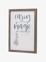 Disney Mary Poppins Carry The Magic Framed Wood Wall Decor