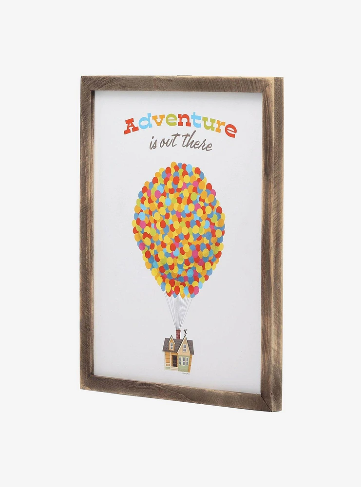 Disney Pixar Up Adventure Is Out There Up Framed Wood Wall Decor