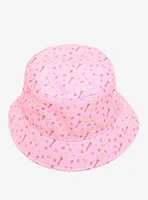 Sailor Moon Pink Icons Bucket Hat