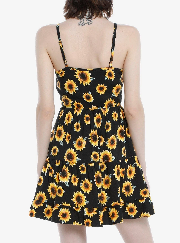 Sunflower Tiered Strappy Dress