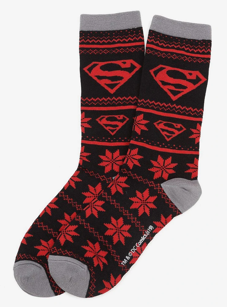 DC Comics Superman 3 Pair Sock Gift Set