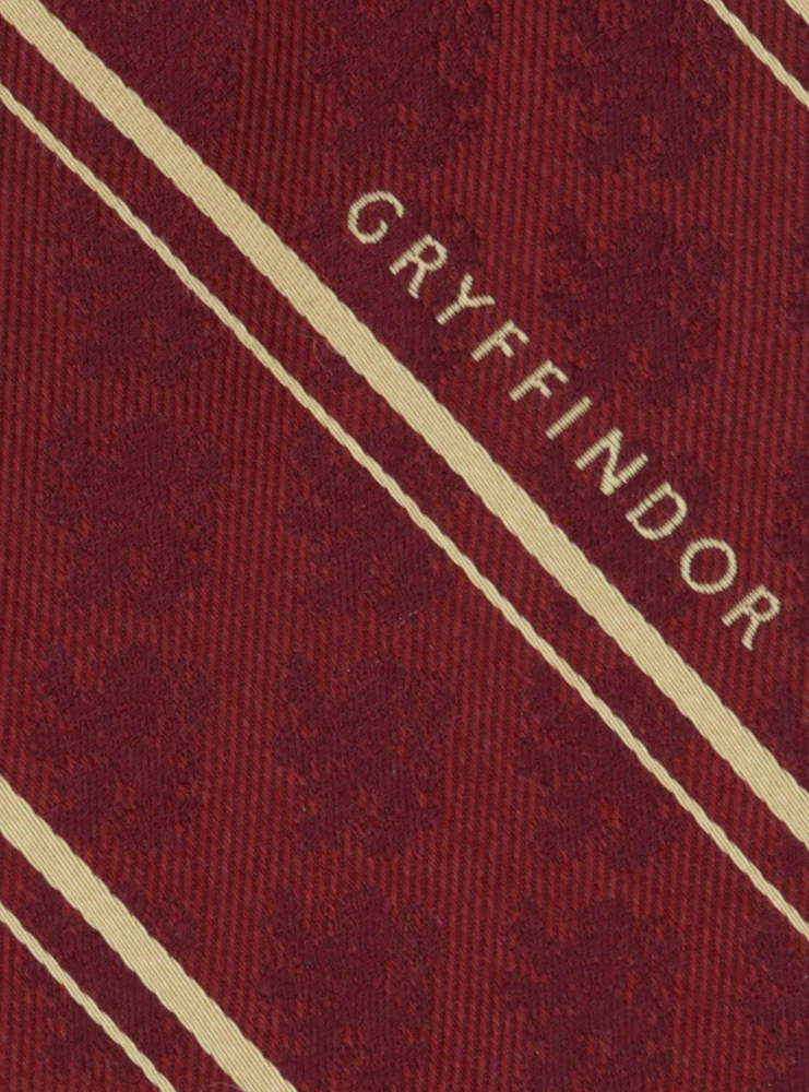 Harry Potter Gryffindor Maroon Silk Tie