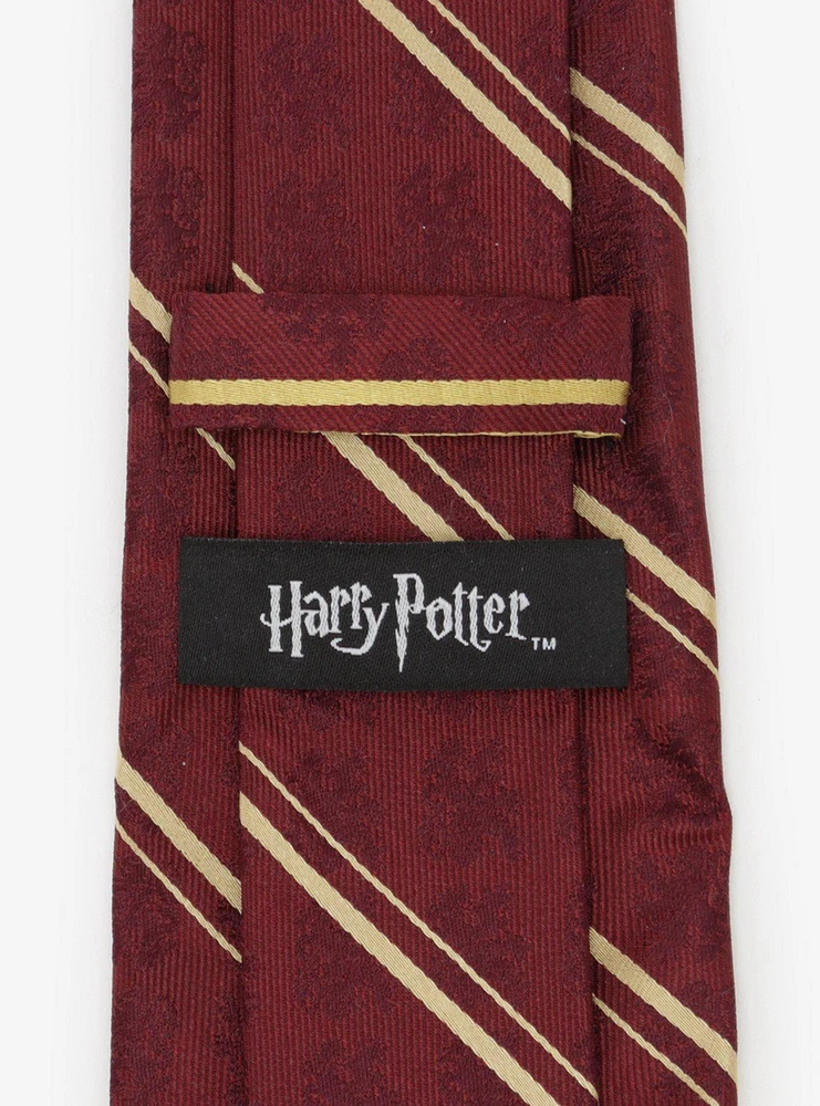 Harry Potter Gryffindor Maroon Silk Tie