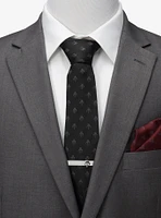 Star Wars Mandalorian Black Silk Tie