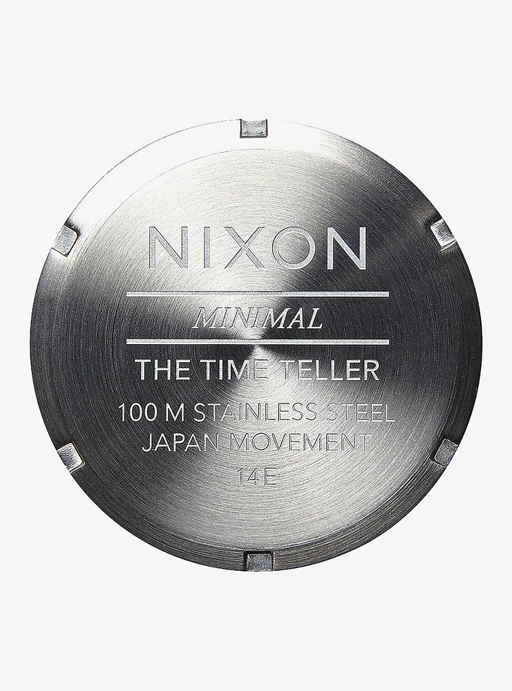 Nixon Time Teller All Silver Watch