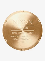 Nixon Time Teller Gold Black Sunray Watch