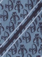 Star Wars The Mandalorian Mando Navy Stripe Tie