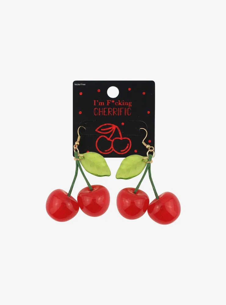 Cherry Drop Earrings