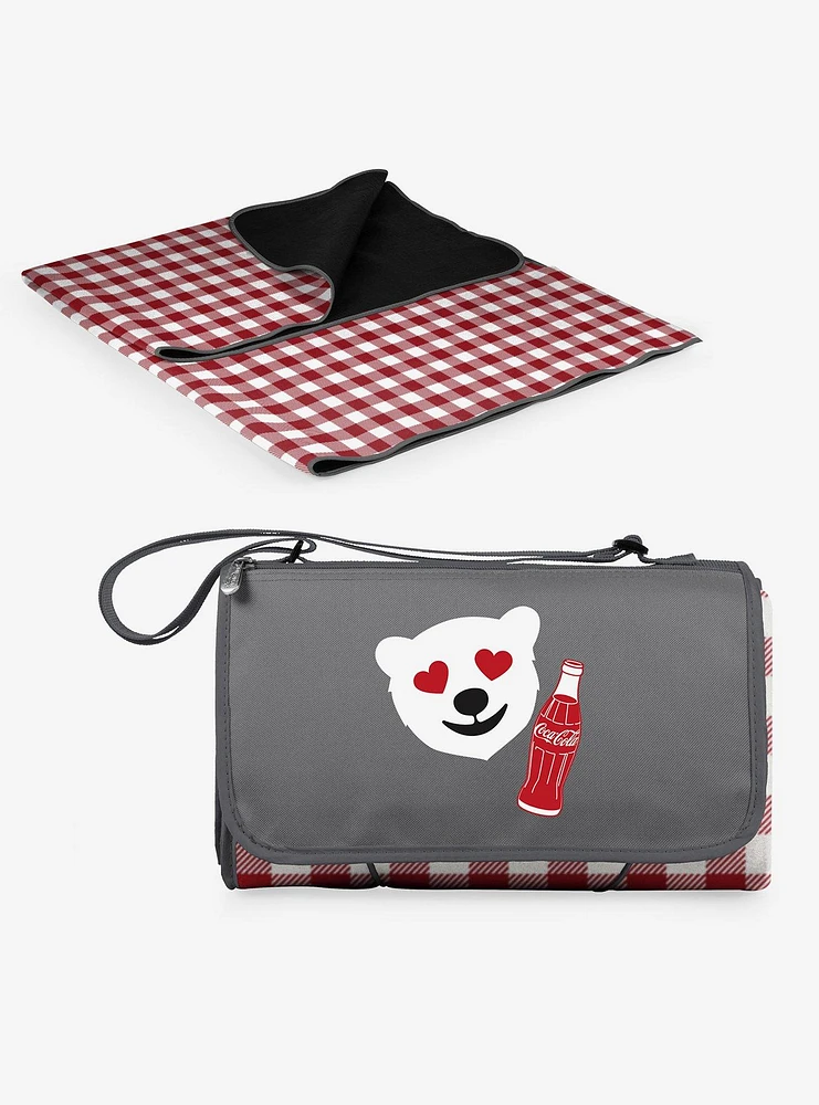 Coke Coca-Cola Emoji Outdoor Blanket