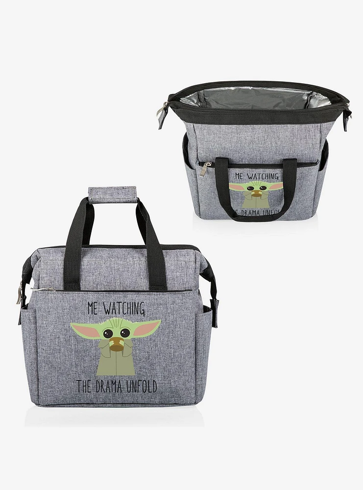 Star Wars The Mandalorian The Child Drama Gray Lunch Cooler
