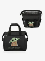 Star Wars The Mandalorian The Child On The Go Snacks Out Black Lunch Cooler