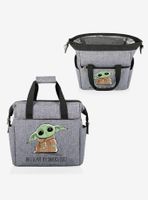 Star Wars The Mandalorian The Child Snacks Out Gray Lunch Cooler