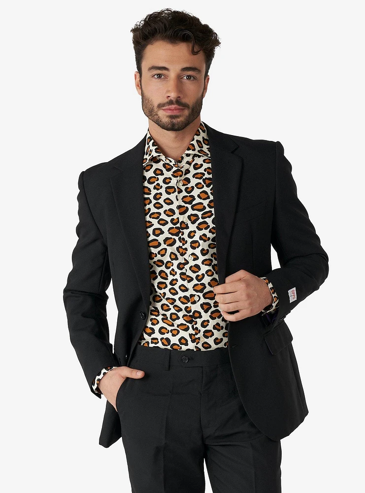 Opposuits Men's The Jag Animal Shirt