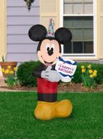 Disney Mickey Mouse Birthday Cake Inflatable Décor