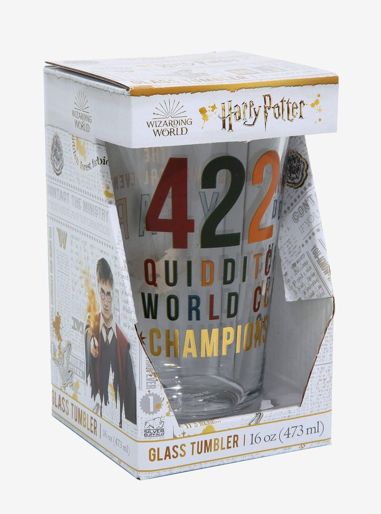 Harry Potter 422nd Quidditch World Cup Pint Glass