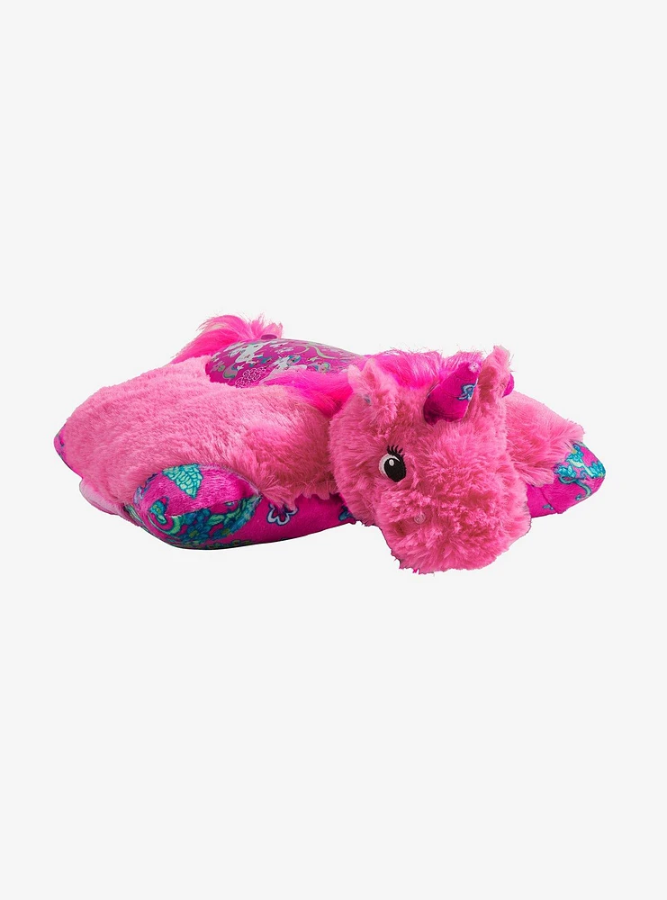 Colorful Pink Unicorn Sleeptime Lite Pillow Pets Plush Toy