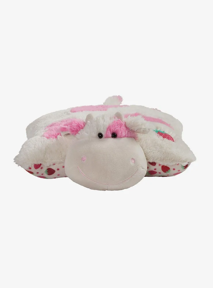 Sweet Scented Strawberry Milkshake Cow Pillow Pets Plush Toy