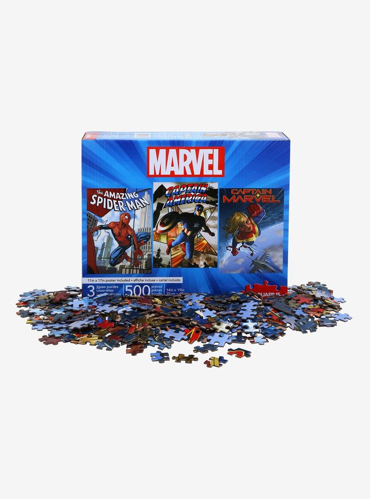 Marvel Trio Posters Puzzle Set