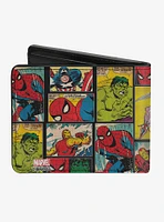 Marvel Retro Comic Panel Bifold Wallet