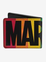 Marvel Brick Rainbow Black Bifold Wallet