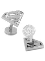 DC Comics Superman Stainless Steel Cufflinks and Tie Bar Set