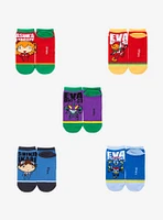 Neon Genesis Evangelion Chibi Characters Ankle Sock Set - BoxLunch Exclusive