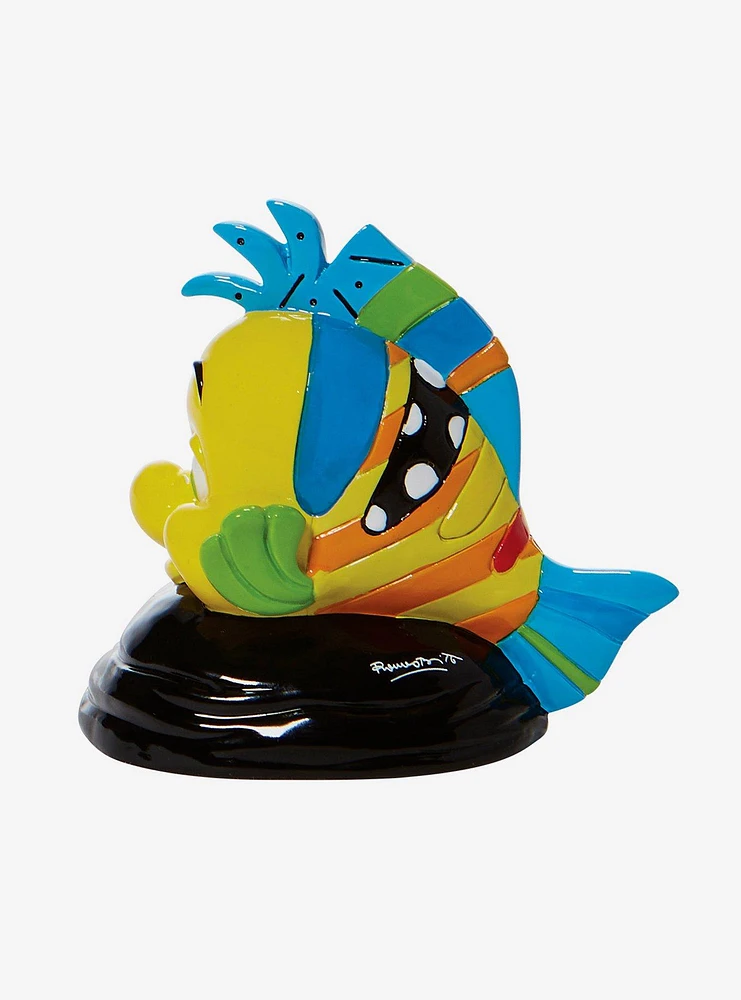 Disney The Little Mermaid Romero Britto Flounder Mini Figure