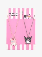 My Melody & Kuromi Best Friends Necklace Set