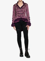 Purple Brocade Jacket