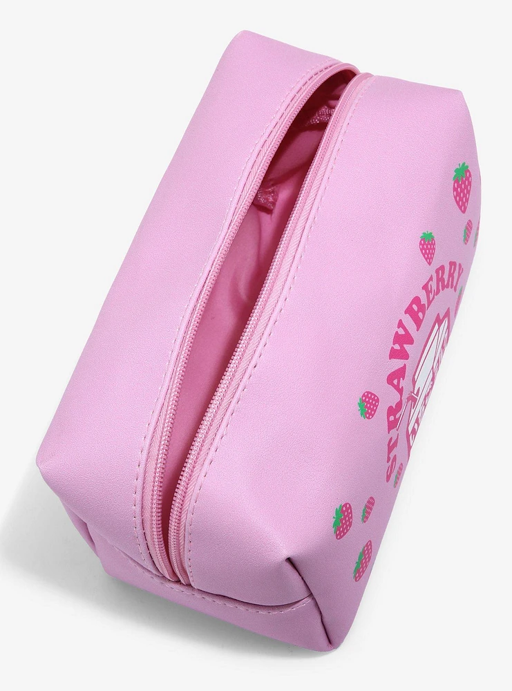 Strawberry Milk Makeup Bag