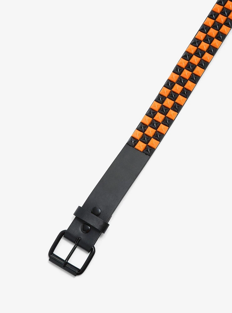 Orange & Black Pyramid Belt