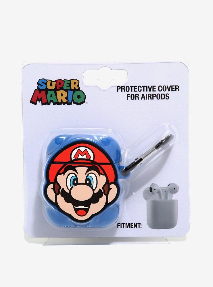 Nintendo Mario Face Wireless Earbuds Case
