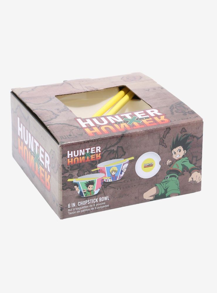 Hunter x Hunter Character Panels Ramen Bowl with Chopsticks