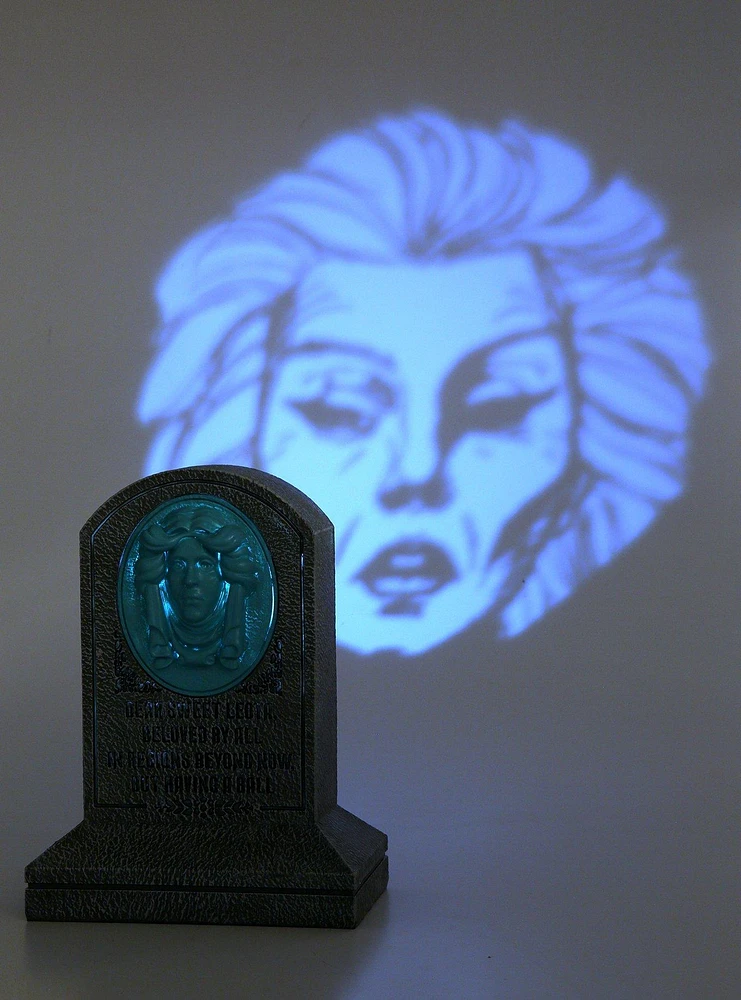 Disney The Haunted Mansion Madame Leota Tombstone Garden Projection Light