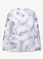 Disney The Nightmare Before Christmas Trio of Terror Long Sleeve Tie-Dye T-Shirt - BoxLunch Exclusive