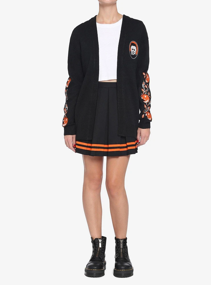 Halloween Pumpkin Girls Cardigan