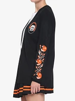 Halloween Pumpkin Girls Cardigan