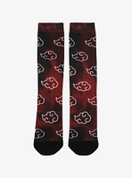 Naruto Akatsuki Clouds Crew Socks - BoxLunch Exclusive