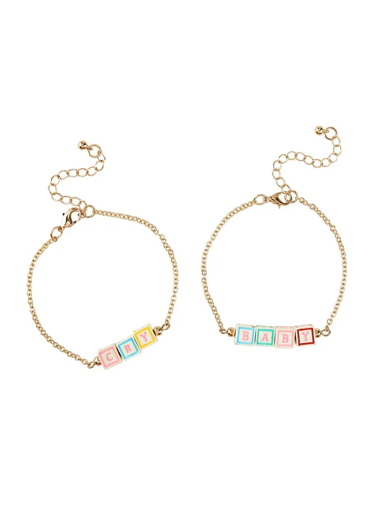 Melanie Martinez Cry Baby Blocks Bracelet Set