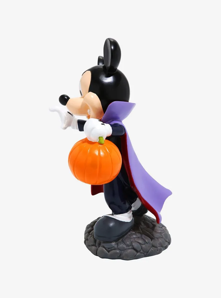 Disney Mickey Mouse in Vampire Costume Light Up Statue