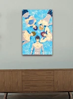 Free! Iwatobi Swim Club Floating Around Canvas Wall Art