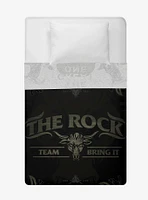 WWE The Rock Plush Throw