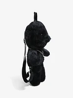 Black Teddy Bear Plush Backpack