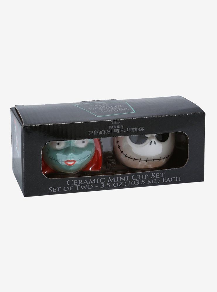 Disney The Nightmare Before Christmas Jack & Sally Figural Mini Cup Set - BoxLunch Exclusive