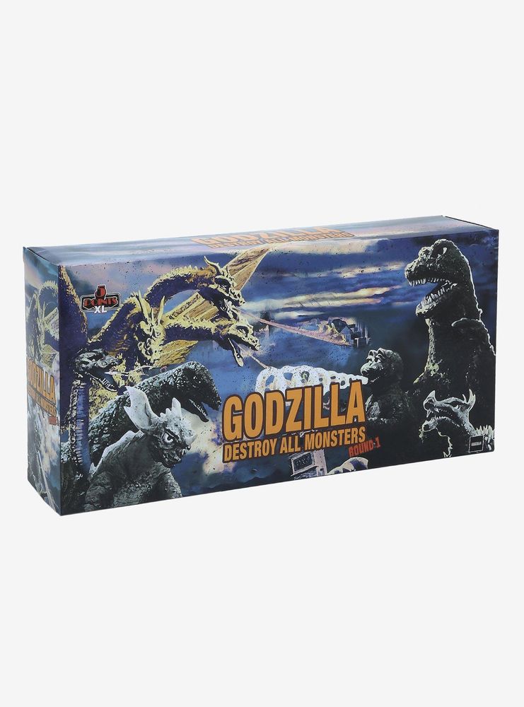 Godzilla Destroy All Monsters 5 Points XL Round 1 Figure Set
