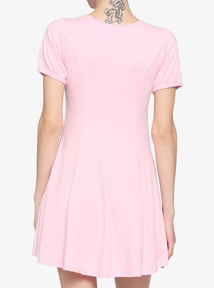 Pastel Pink Empire Dress