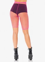 Net Biker Shorts Pink
