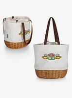 Friends Central Perk Canvas Willow Basket Tote